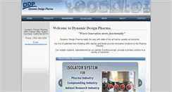 Desktop Screenshot of dynamicdesignpharma.com